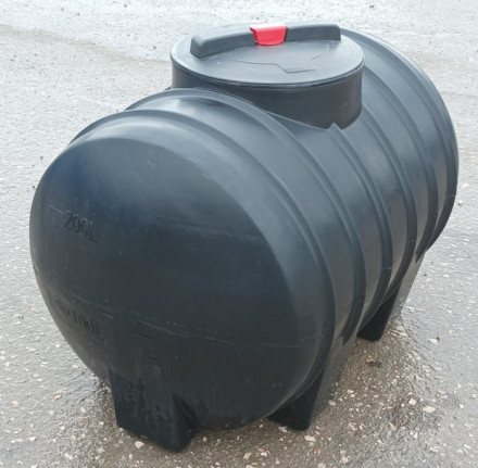 Емкость (ЧЁРНАЯ) G 250 горизонтальная Гранд Пласт Д-900мм, Ш- 620мм, В-680мм (д.г. 285 мм)